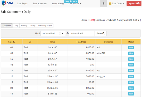 ระบบการขาย (Sales Order) :softimo